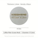 Coffee Accessories Puck Screen Reusable Heat Resistant 57.3MM 1.0MM
