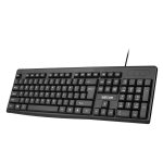 USB Keyboard 1.3M Slim 104 Keys Black – KB080