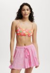 Cotton On Hanky Hem Beach MINI Skirt - Washed Pink Sorbet
