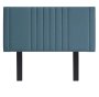 Darla Panel Headboard Double -coco Blue