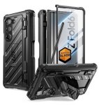 Samsung Galaxy Z Fold 6 Full Body Rugged Protective Case With S Pen Slot Black