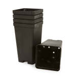 Plastic Tall Drainage Pot 9 X 9 X 16CM - Container Bundle 5PC