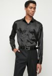 Superbalist Satin Long Sleeve Slim Fit Shirt - Black