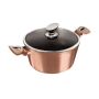 30CM Marble Coating Casserole With Lid - Carbon Pro Edition
