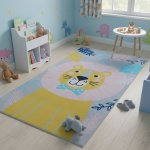 80X150CM Little Sultan Lion Turkish Carpet