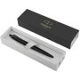 Jotter XL Ballpoint Pen - Medium Nib Blue Ink Monochrome Black With Black Trim Giftbox