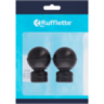 Black Plastic Finial Ball 25MM
