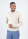 Ben Sherman Knit Sustained Brown Sportshirt - XXL Brown
