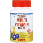 Wellvita Multivitamin Men 50+ With Omega 3 Softgels 30 Softgels