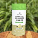 50 Organic Superfoods Drink Mix Raw Vanilla Nature’s Nutrition