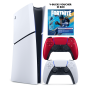 PS5 Slim Digital+ Fortnite Flowering Chaos (Voucher) + PS5 Dual Sense Volcanic Red