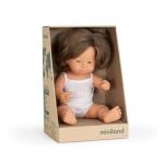Miniland Caucasian Girl Doll With Down Syndrome - 38CM