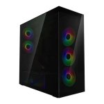 Arctic Xtender Vg Black Tinted Glass Premium E-atx Gaming Chassis
