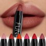 Long Lasting Hydrating Lipstick - Natural Look Creamy Texture All Skin Types Compatible High Pigment Range With Brown Pink Purple Red Shades Moisturizing Lip