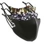 Ice Cooling Microfiber Washable 3D Face Mask 3PCS Black -KZ1289