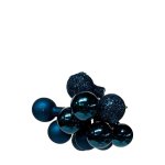 ARB100150 Xmas Bauble 2CM On Wire - Blue