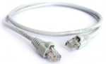 CAT6-FLY-1 Acconet CAT6 Utp Flylead 1 Meter Straight Stranded Cable Moulded Boots And Plugs Grey