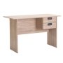 120 2 Drawer Desk - Light Oak