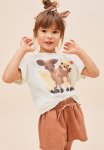 X Rop Van Mierlo: Animal-motif T-Shirt - White & Goats