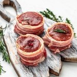 Beef Fillet Wrapped In Streaky Bacon Avg 500G