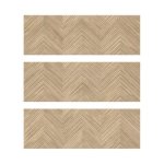 Artens Wall Tile Arctic Chevron Wood 300X900MM 1.08M2 BOX