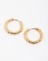 Goldair Gold Plated Surgical Steel Bold Oval Hoop Earrings
