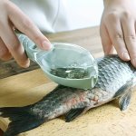 Fish Scale Scraper: Convenient And Easy-to-wash Kitchen Tool For Removing Fish Scales