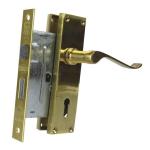 Lockset 2 Lever Brass Pol Lacquer