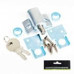 Lock Patio Door + Window Satin Chrome