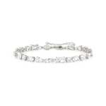 Colour Wave Bracelet In Sterling Silver