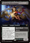 Scheming Silvertongue Extended Art Secrets Of Strixhaven - Damaged Foil