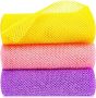 3 Pieces African Net Bath Sponge African Exfoliating African Scrubbing Net