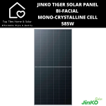 Jinko Tiger Solar Panel Bi-facial Mono-crystalline Cell - 585W