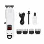 Professional Hair Clipper Tft Lcd Glossy White Barber Set