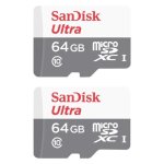 SanDisk Ultra Microsd 64GB 100MB S C10 2 Pack