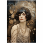 Tear Resistant Deco Print Roaring Twenties
