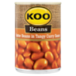 Koo Butter Beans In Tangy Curry Sauce Can 410G