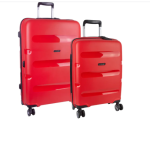 Cellini Cruze 2 Piece Large Travel Set - Orange - Ys Travel Bags