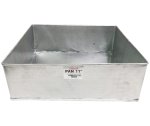 Galvanized Baking Pan 11& Square