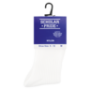 Medium White Nylon Girls School Socks
