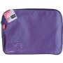 Canvas Gusset Book Bag - Purple