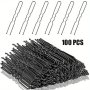 100 Pcs U-shaped Hair Pins: Perfect For Buns And Ballet Buns - Women's Hair Accessories For Dance Events