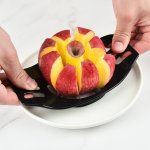 1PC Stainless Steel Apple Cutterreusable Apple Corer Kitchen Apple Divider Creative Fruit Cutter Fruit Cutter Kitchen Gadgets Ki