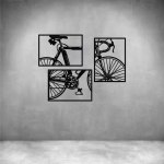 3 Piece Bicycle - Grey L 1000 X H 760MM