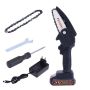 Portable 4 Inch One-handheld Electric Chainsaw Rechargeable 24V Battery