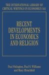 Recent Developments In Economics And Religion Hardcover