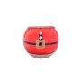 Red Santa Xmas Rose Bowl 10.5CMX8.5CM