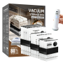 Vacuum Storage Bags With Rechargeable Electric Pump 15 Pack