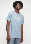 Quiksilver Feeding Line Short Sleeve Tee - Faded Denim