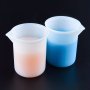 100 Ml Silicone Measuring Cups With Scale For Resin Non-stick Mixing Cups Glue Tools Precise Scale For For Resin Diy Craft Jewelry Making